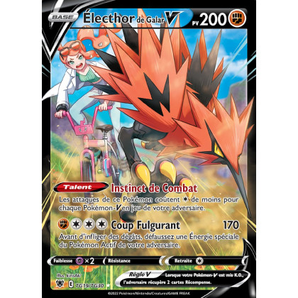 Électhor de Galar V - EB10 TG19/TG30 - Astres Radieux SWSH10 - Cartes Pokémon