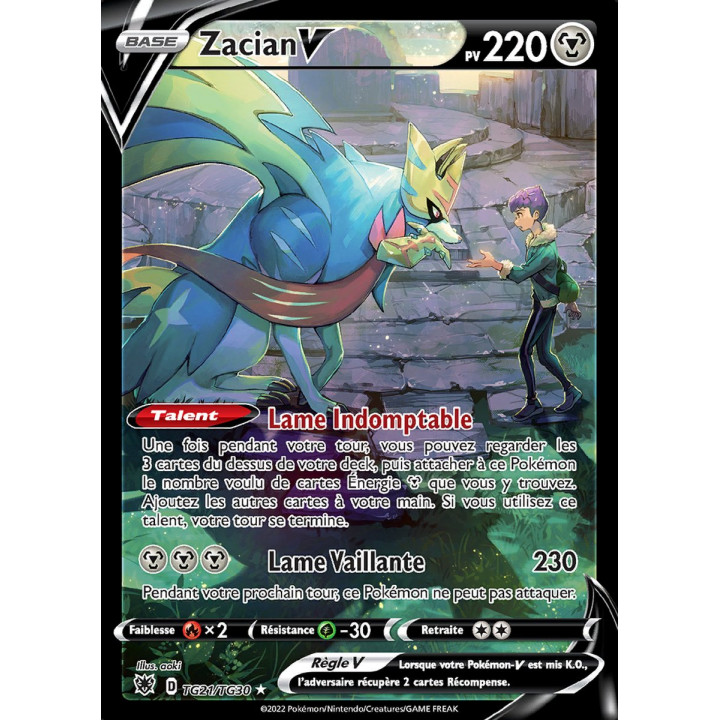 Zacian V - EB10 TG21/TG30 - Astres Radieux SWSH10 - Cartes Pokémon