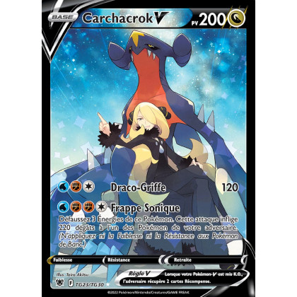 Carchacrok V - EB10 TG23/TG30 - Astres Radieux SWSH10 - Cartes Pokémon