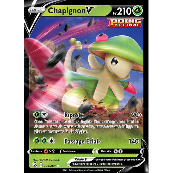 Chapignon V - EB08 006/264 - Poing de Fusion SWSH08 - Cartes Pokémon