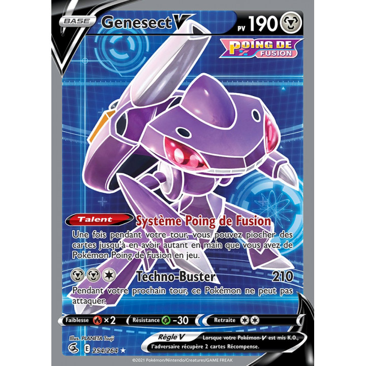 Genesect V - EB08 254/264 - Poing de Fusion SWSH08 - Cartes Pokémon